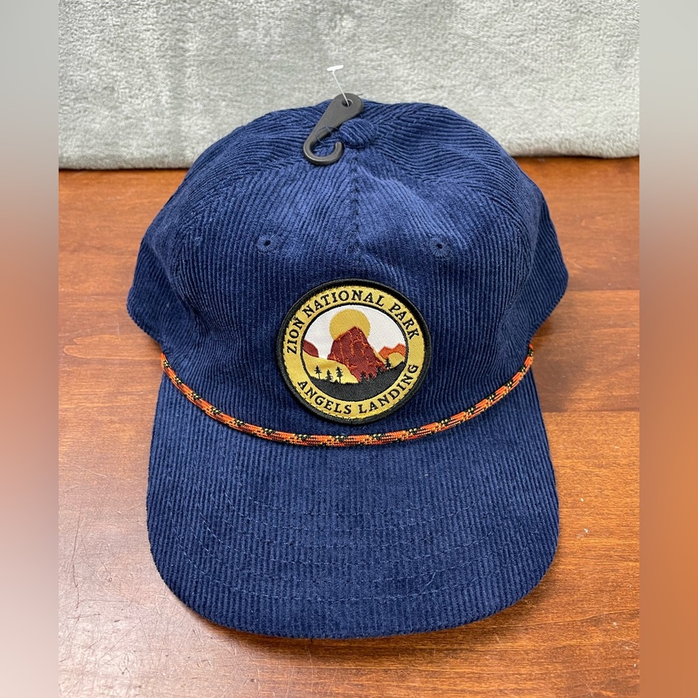 Zion National Park Angels Landing Corduroy Rope Hat B… - Gem